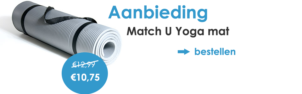 banner aanbieding Yoga mat